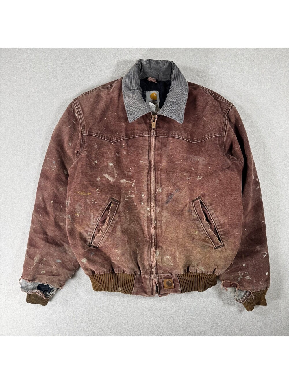 Vintage Carhartt J14 DKB Faded Distressed Santa Fey Jacket